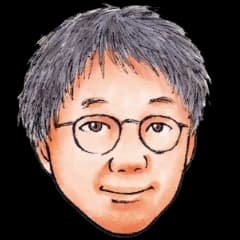 編集部員 川治 の顔イラスト