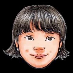 編集部員 川窪 の顔イラスト